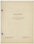 Moe Howard's 31pp. Script Dated November 1938 for The 1939 Three Stooges Film ''Calling All Curs'' -- Numerous Annotations in Moe's Hand Throughout -- Very Good Condition
